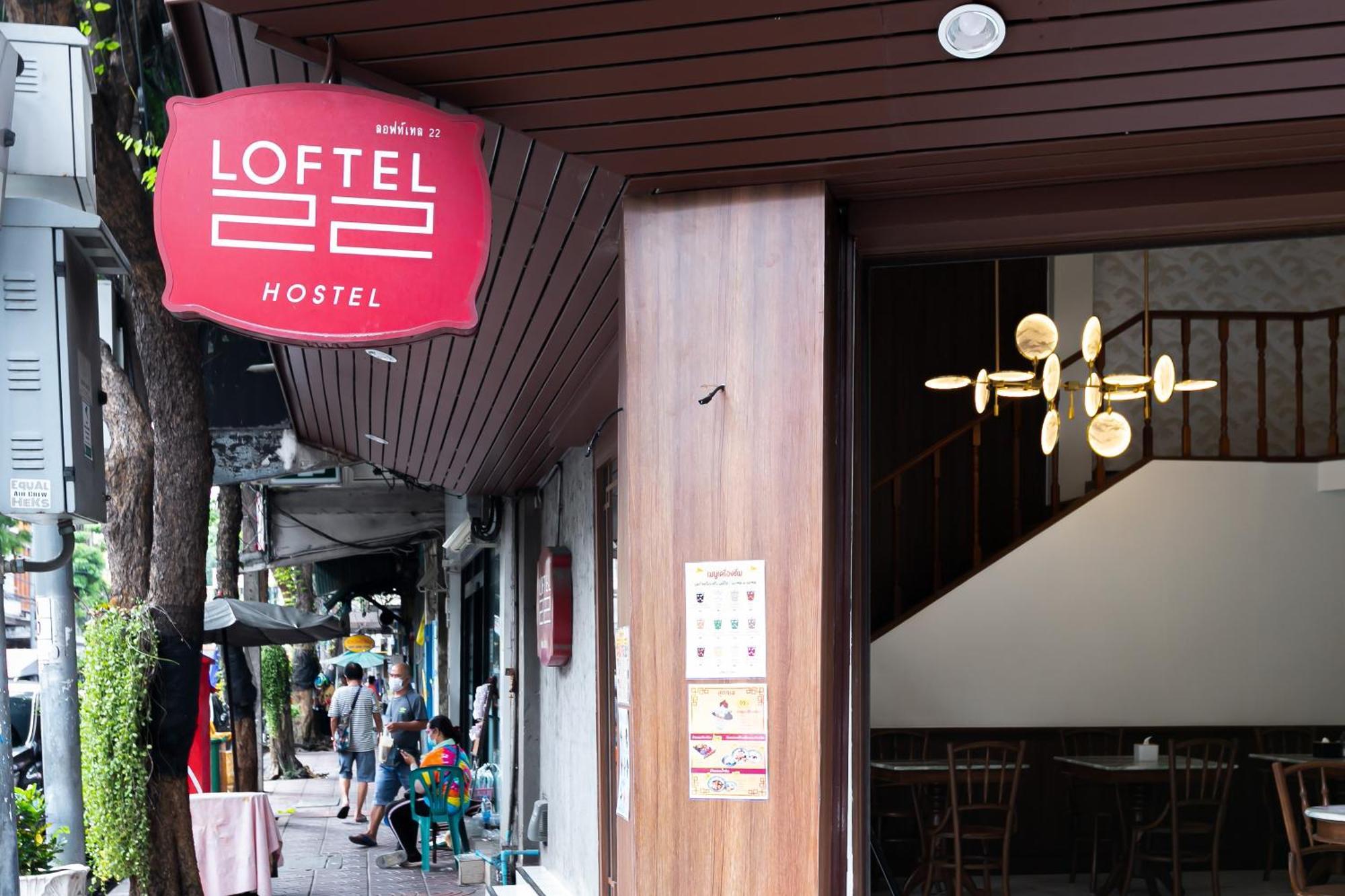 Loftel 22 Hostel Bangkok Exterior foto